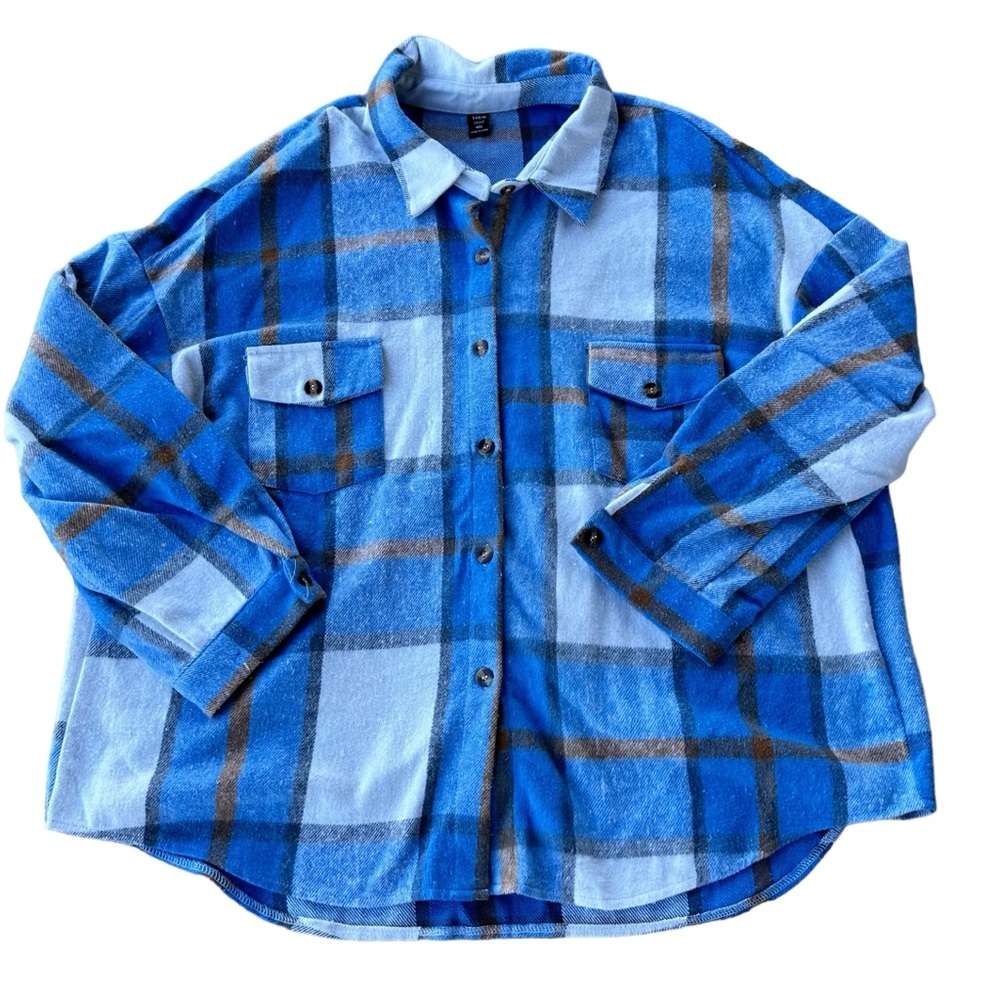SHEIN SHACKET FLANNEL 4XL